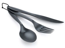 Príbor GSI Outdoors Ring Cutlery Set - grey