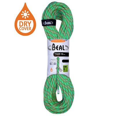 Lano Beal Tiger 10mm Unicore 70m Dry Cover - green