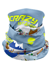 Eșarfă multifuncțională Crazy Idea Neck Gaiter Light - Start and go