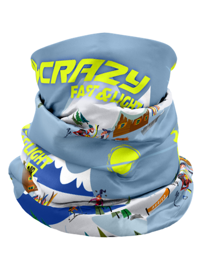 Eșarfă multifuncțională Crazy Idea Neck Gaiter Light - Start and go