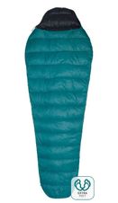 Sac de dormit Warmpeace Solitaire 250 Extra Feet - 180cm - teal green/black