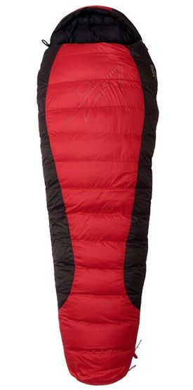 Sac de dormit Warmpeace Viking 900 - 180cm - red/grey/black