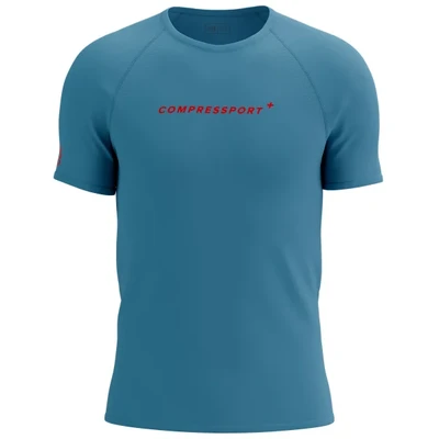 COMPRESSPORT Training Logo - Niagara Blue